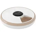 PawHut Distributeur de Nourriture pour Animaux de Compagnie Distributeur Automatique de Nourriture gamelle d'alimentation 6 portions sans fil à minuterie avec 1 sac réfrigérant écran LED blanc image 0
