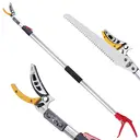 FLORA GUARD 1.3-2.2m Extendable Long Reach Pruner - Long Reach Pole Saw, Telescopic Fruit Picker, Long Reach Telescopic Tree Pruner - Lightweight Tree Trimmers image 1