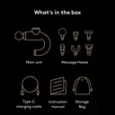 Breo Sport-M0500 Heated Massage Gun, Deep Tissue Percussion Massager for Muscle Recovery, Ergonomic Design, USB-C Charging image 6