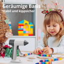 Tilswall Kabellose Heißklebepistole - Tilswall kabellose Heißklebepistole mit 30 Sekunden Schnellvorheizung, 2000mAh Akku, 20 Stück Heißklebesticks (7 X 140 mm), Anti-Tropf-Düse, ideal für DIY, Bastelarbeiten und Reparaturen - Weiß image 6