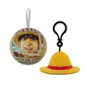 One Piece Porte-clés en Peluche Monkey D Luffy Décoration de Noël Sapin de Noël Décoration à Suspendre Charms de Sac Pendentif Chapeau Cosplay Anime Cadeau pour Fête des Fêtes image 0