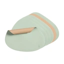BJÖRN Set de table réversible incurvé - Lot de 6 - Cuir recyclé - Rose pâle et vert pâle image 0