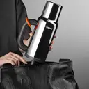 CHAKO LAB BaWang Insulated Stainless Steel Tumbler Tumbler with Handle and Straw 33oz Cup Holder Friendly for Travel Leakproof Water Bottle BPA-Free 316 stainless steel liner Silver image 4