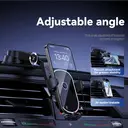 Pavarel CH75 support de voiture 2-en-1 à fixation forte avec base et pinze à arceau - Noir image 1