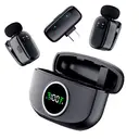 The Verbex K21 Dual Microphone is a wireless mini microphone for live streaming, recording, and interviews. It features noise reduction and an all-in-one button-style design, compatible with Type-C interface. image 0