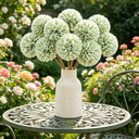 6PCS 11.4in/29cm
Artificial Chrysanthemum Bouquet of Flowers,Artificial Silk Flower, Decor for Wedding, Party Decorate, Home Room Ornament, Simulation Plants(green) image 2