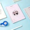 Deli Meow Time Series Lot de 4 carnets à spirale A5, papier ligné 70g/m² - 80 feuilles/160 pages image 8