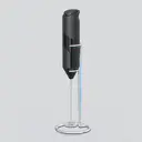 Cuisync Milk Frother Handheld for Coffee with Stand, Electric Milk Foam Maker with Stainless Steel Whisk, Battery Operated, KJBQ-4-BS image 5