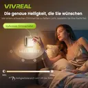 VIVREAL 2er-Pack Nachtlicht mit Dämmerungssensor, stufenlos einstellbare Helligkeit, für Kinderzimmer, Treppen, Schlafzimmer und Küche, Orientierungslicht, Neujahr-Angebot, Top-Geschenkideen image 1
