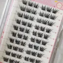 MeoMagic - Extensions de cils pré-collées (pince à cils non incluse) - 10 lignes - 120 pièces - F64 image 1