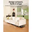 HadMax Tapis de course avec réglage d’inclinaison, 3,0 CV, tapis de course sous bureau avec poignées pliables, télécommande magnétique compacte, supporte jusqu’à 136 kg, pour bureau à domicile image 10