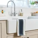 Dexam Tea Towel Love Colour Striped 100% Cotton Ink Blue 46x71cm image 2