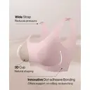 ubras Classic Bralette Smart Size -, Couple Gift Perfect Gift for woman, Essential Comfort Underwear - Dusty Pink-M, Suitable for Any Season image 2