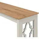 Galano Nova Console Table – Light Grey & Oak – Modern Entryway Table with Storage – Slim Hallway Bookshelf Cabinet – Space-Saving Console for Living Room, Foyer or Bedroom image 7