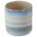 Interiors by Premier Indoor Planter Caldera Gradient Stoneware Blue image 2