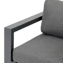 Hespéride Évasion - Ensemble de mobilier de jardin 5 places - Gris graphite et miel image 8