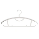 SNSP 10pcs Plastic Clothes Hanger Wide Shoulder, No Marks, Thickened, Non slip, Non bulging 2 Colors Super Deals image 0