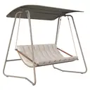 ENVY Hängesofa, staubgrau, Naturholz image 0