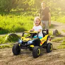 AIYAPLAY 12V Kids Ride On Car, Electric Car for Kids UTV with Remote Control, Slow Start, Suspension System, LED Lights, Musi image 7
