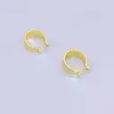 20mm Chunky Gold Hoop Earrings for Women – 18K Gold Plated Wide Polished Huggie Hoops, Minimalist Thick Statement Jewelry image 2