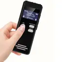 Rexsun 64GB Portable Digital Voice Recorder with LCD Screen, ABS Aluminum Alloy in Gray, L15 image 5