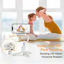 hohem 4-in-1 Foldable Single-Axis Smartphone Gimbal｜Selfie Stick · Tripod · 360° Rotation for Live Streaming｜Portable Anti-Shake Design with Detachable Remote｜Compatible with iOS/Android image 9