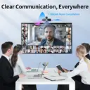 EMEET 4K Webcam with Dual Noise-Reducing Microphones, Auto Light Adjustment, 360° Rotatable Mount, Plug & Play USB Webcam for Windows/macOS，E3131 image 3