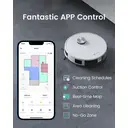 Lefant M1 Robot Vacuum Cleaner and Mop, 5500Pa with Deep Clean, 150 Min, 3-level electric water tank, dToF Laser Navigation,  image 3