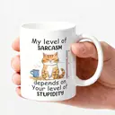 Alphynix 1 pièce, mug café drôle, 33cl Keramik-Kaffeetassen, Wassergläser, Sommer Winter Trinkgeschirr, Geschenk für Katzenliebhaber,Le cadeau de la saint-valentin, cadeau d’anniversaire image 2