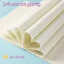 Deli Clear Tone Series Lot de 4 carnets à spirale A5, papier ligné 70g/m² - 80 feuilles/160 pages image 4