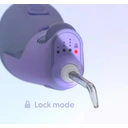 Ordo Hydro Sonic Water Flosser (Irrigator), Wireless, Rechargeable, Sonic Waterjet Cleaning, 3 Water Pressure Settings (80–160 PSI), 2,000 Water Pulses Per Minute, IPX7 Waterproof, Travel-Size Lockable Design, For Dentures, Brackets, Dental Implants, and Dental Bridges, Pearlescent Pearl Purple Finish image 5