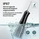 Rushi R-A31 elektrische monddouche 350 ml waterreservoir 1500 mAh batterij zwart image 2