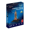 CUBIC FUN Empire State Building 3D Puzzel met LED - 38 stuks, Multicolor image 0