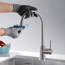 Cecipa Mitigeur de cuisine haute pression en inox brossé image 4