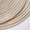 Lot de 6 sets de table ovales tressés 30 x 45 cm - Café au lait image 7