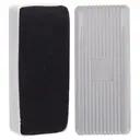 Deli Whiteboard Eraser, Office Cleaning Tool, Gray, 1-Piece image 1