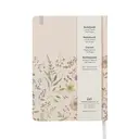 Jubiluu Carnet ligné A5 à couverture rigide en tissu avec marque-page et élastique - Wildflower Field image 6