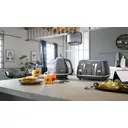 De’Longhi Icona Metallics 4 Slice Toaster, Grey, CTOT4003.GY image 3