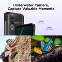 DOOGEE Blade 20 Rugged Smartphone, Android 15, 10300mAh Big Battery, 6.6" 90Hz HD+ IPS Display, 20GB RAM+128GB ROM, 16MP AI Camera, Triple Card Slot, SIM-Free & Unlocked image 6