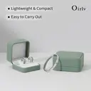 Oirlv Ring Box for Proposal Engagement Leather Jewelry Ring Gift Box 5.3*6*4.5cm 1pcs image 2