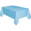 Unique Plastic Table Cover, Powder Blue, 1.37 x 2.74m image 0
