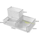 SenhoglbSenhoglb Organisateur de bureau pour stylos - Blanc image 1