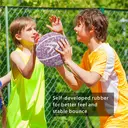 High-quality Rubber Basketball（27.5"） Size5#Lavender pink image 3