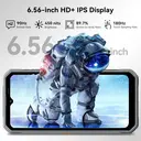 Blackview Fort 2 Android 15, 24GB (8+16) RAM + 128GB ROM (2TB TF card expansion) Outdoor 4G Smartphone, 16MP AI Camera, 6.56" HD+, 5000mAh, MediaTek G81, IP68 Waterproof Construction Site Phone, NFC, OTG, GPS, FM, 5G, WiFi image 7