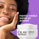 OLAY Anti-Wrinkle Firm & Lift Night Cream, For Fine Lines & Wrinkles, 50ml image 4