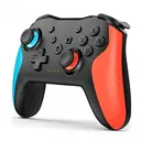 Rexsun Manette sans fil Bluetooth ergonomique - Rouge/Bleu image 7