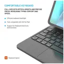 FIXED TORRAS Clavier Typee fixe pour Apple iPad 11" (2018–2022) / iPad Air (2020–2025), Langue EN, Noir image 3