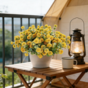 4Pcs 13.77in/35cm
Artificial Billy Ball Flower Man Fake Plants Living Room Decoration Ornaments Desktop Fake Flowers(yellow) image 6