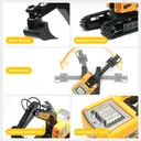 Pelleteuse Télécommandée, Voitures Jouets RC 2,4 GHz, À Partir de 6 Ans, Fourni Avec 2 Piles AA, Cadeau d'Anniversaire Pour Enfants image 5