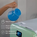 Bob Mini Lave-vaisselle compact écologique 3 couverts 34cm – Vert amande/Blanc neige image 4